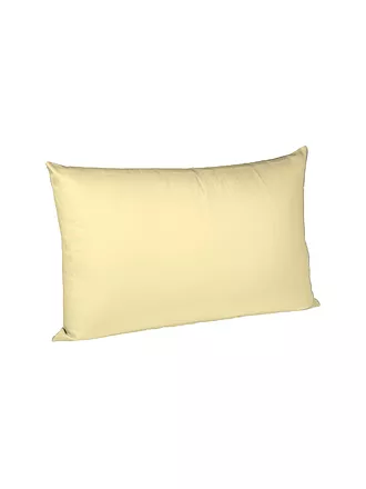 FLEURESSE | Satin-Kissenbezug "Royal Uni" 2-er 40x80cm (Vanille) | 